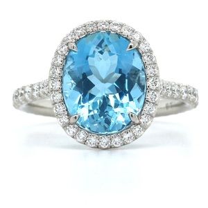 Banana Republic Sterling CZ Ring -size 7